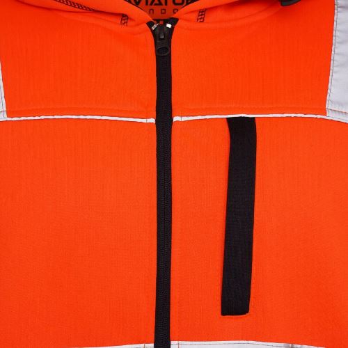 Aviator AV044 hi vis zip hoody front view