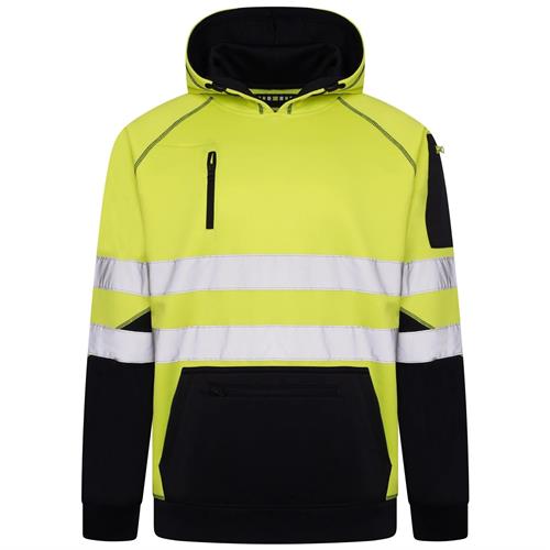 Aviator AV034 hi vis pullover hoodie front view