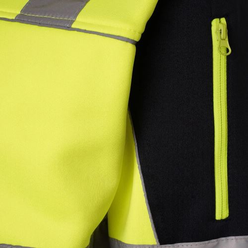 Aviator AV042 hi vis hoodie thumb hole sleeve detail