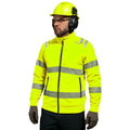 FBH2842 hi vis breathable zipper jacket alternate view