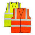 Stepahead HV001 hi vis safety vest in yellow with velcro fastening